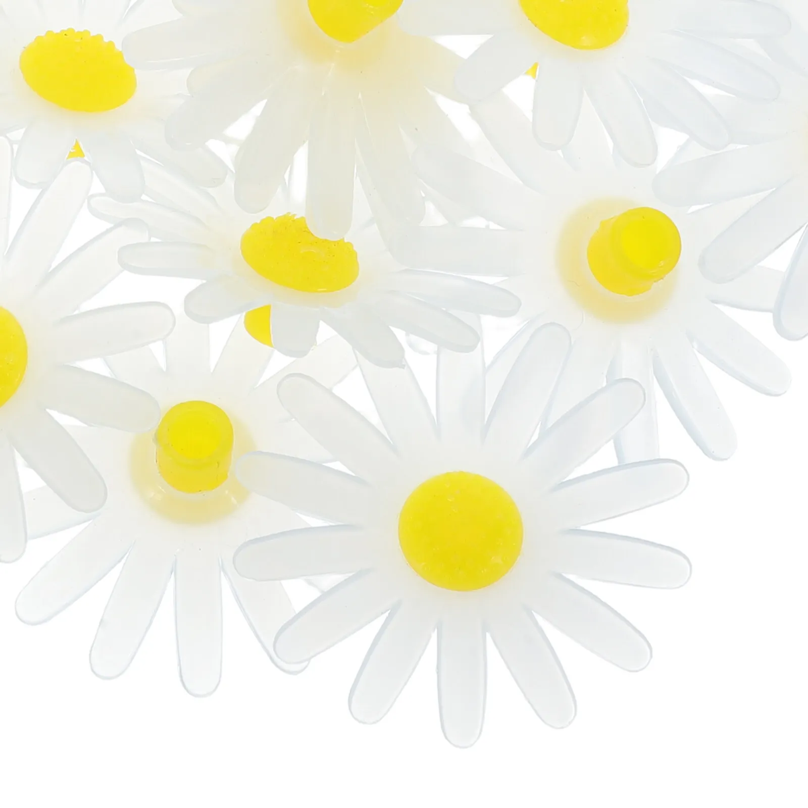 100Pcs White Plastic Daisy Lampshade Caps for 5Mm Mini LED String Lights Festival Decor Flower Light Covers Garden Party Wedding