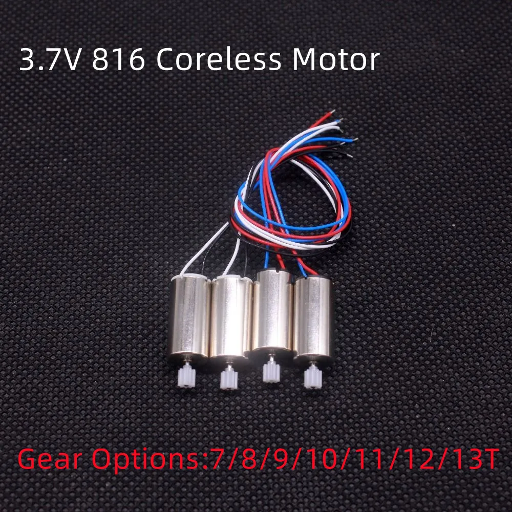 DC 3.7V 816 7T 8T 9T 10T 11T 12T 13T Ultrahigh Speed Coreless Motor RC Drone CW CCW Spare Parts