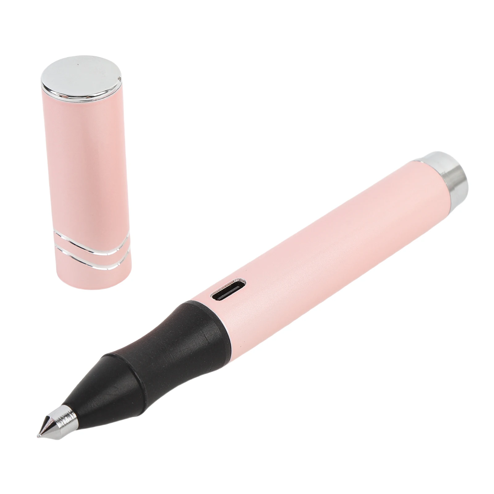 Foil Pen Set USB Rechargeable Hot Foiling Pen with 4 Tips and 2 Heat Activated Foil Rolls for Card Making Scrapbooking Foil Pen