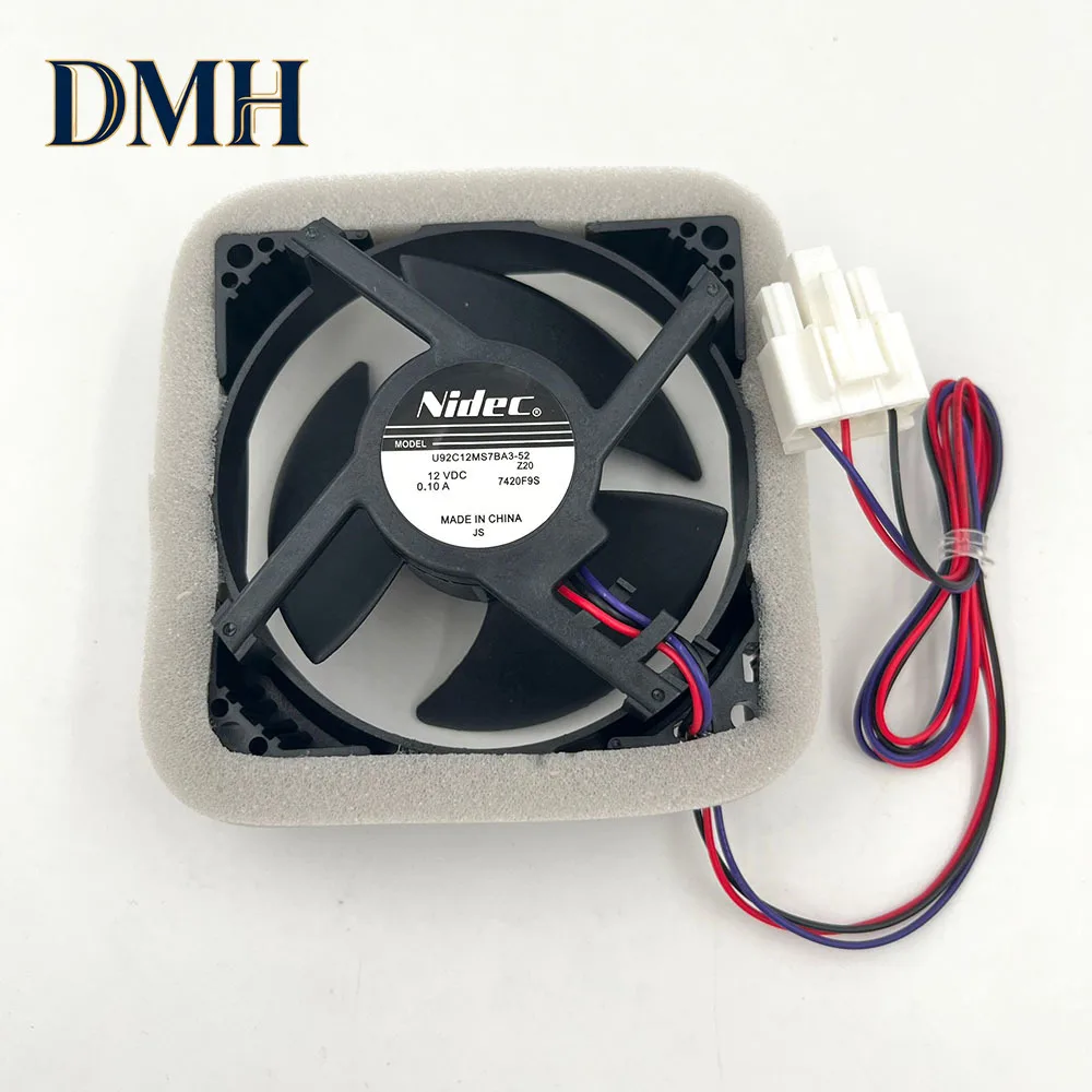 Refrigerator Replacement Fan 12V 0.10A For Midea Commander Refrigerator Refrigeration Cooling Fan U92C12MS7BA3-52 0.10A 9CM