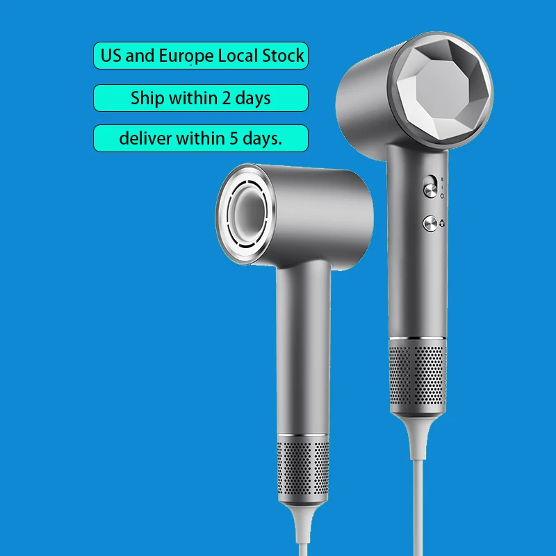 

2025 Профессиональный высокоскоростной фен BLDC Быстрый фен Secadora De Cabello Стайлер с горячей щеткой 110000 об/мин Ионный фен