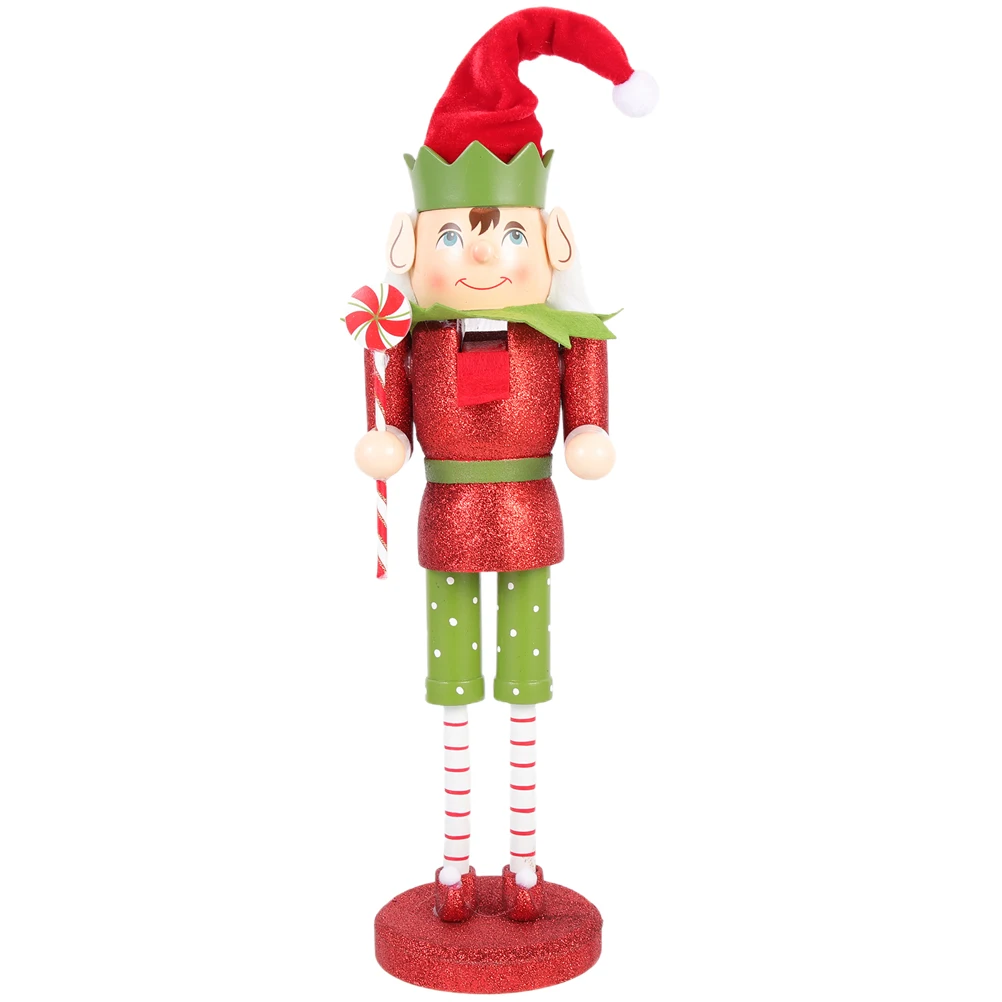 

Nutcracker Ornament Christmas Statue Decor Desktop Nutcrackers Decoration Decorations Figurines Wreath Puppet Soldier
