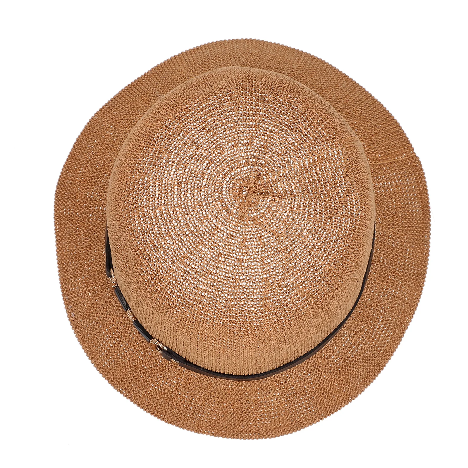 

1Pcs Breathable Outdoor Straw Hat Wide Brim Handmade Durable Travel Sunhat Practical Sun Protection Straw Hat Outdoor Sunhat