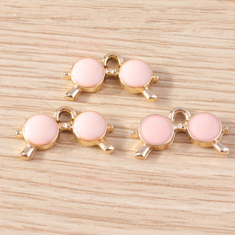 Tusember 10 Stück Emaille-Anhänger mit Gentleman-Hut, Schnurrbart, Bart und Sonnenbrille für die Herstellung von niedlichen Ohrringen, Armbändern und Schmuck – Detail 18