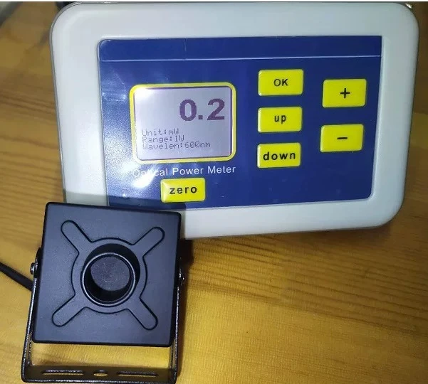 High-Precision Laser Power Meter - Full Wavelength Compatibility, 0.1mW-2W Range & 0.1mW Resolution