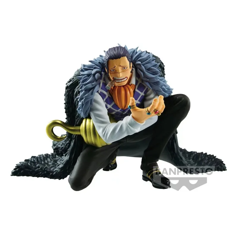 Bandai Original Banpresto Anime One Piece BRC Battle Record Sir Crocodile PVC Action Figures Collectible Model Toys