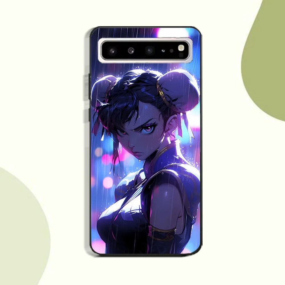 Chun-Li Game S-Street-F-fighters Phone Case For Samsung Galaxy A52 A12 A51 S21 Edge S22ULTRA S23 S24 S20LITE Plus Black Cover