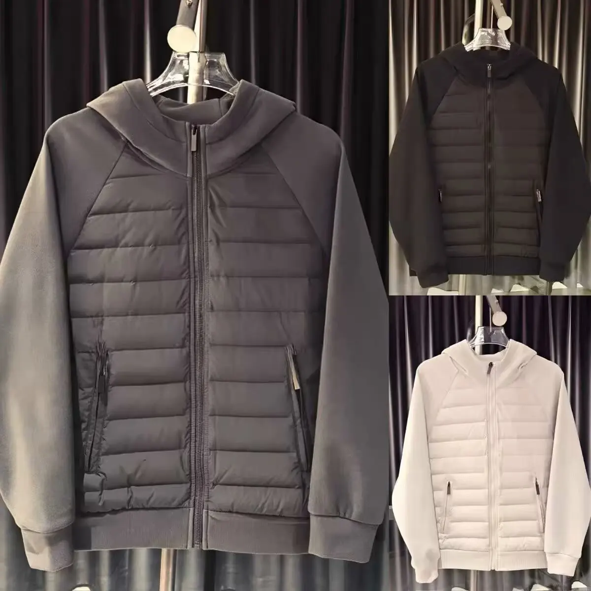 

Lightweight Cotton Jaet Hooded Outdoor Men's Base Layer irt Autumn Winter Travel Long Sle Loose Fit Zipper Decoration