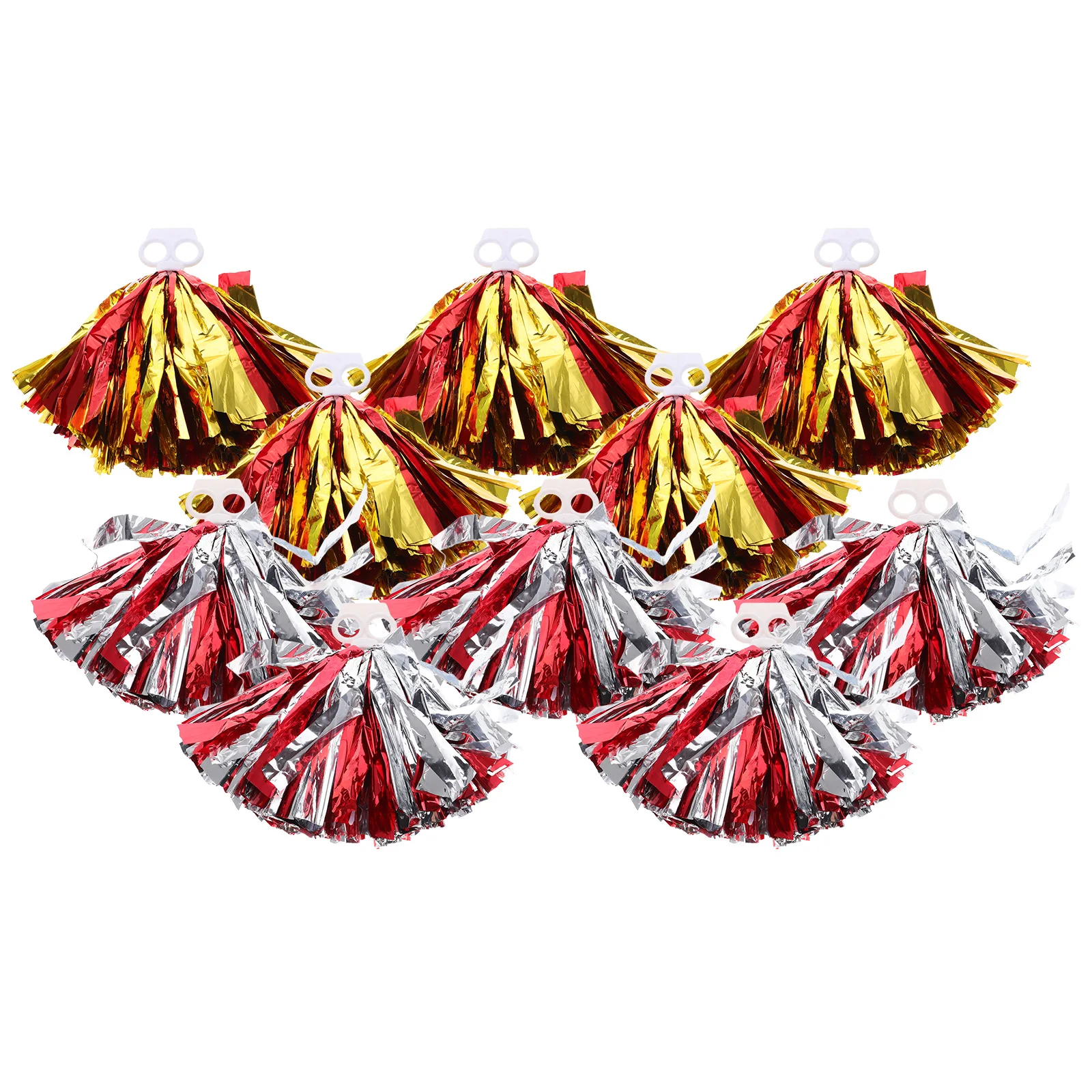 

10 Pcs Cheerleading Flower Ball Pom Key Chain Gift Poms Cheerleader Earrings Child