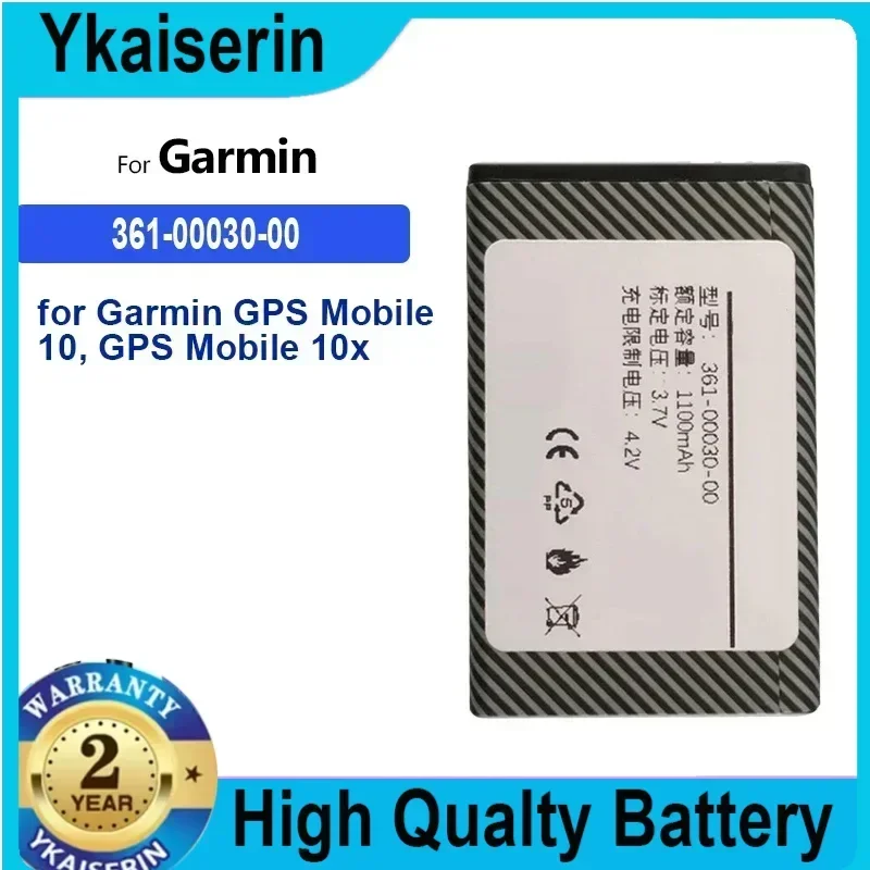 1100mAh Replacement Battery 361-00030-00 for Garmin GPS Mobile 10, 10x, for Xplova G3 Portable Batteries Warranty + Track NO