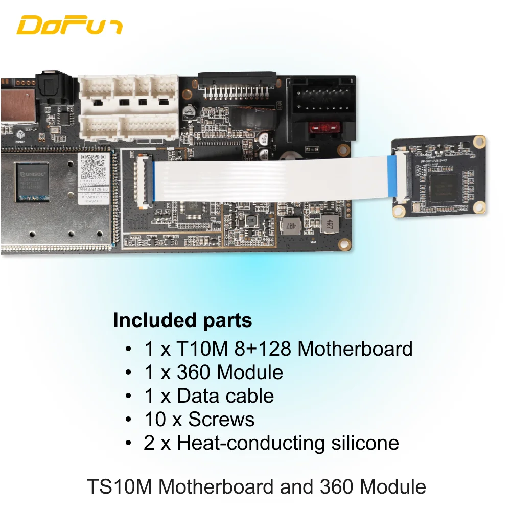 TS10M Motherboard with 360 module for Car Head unit