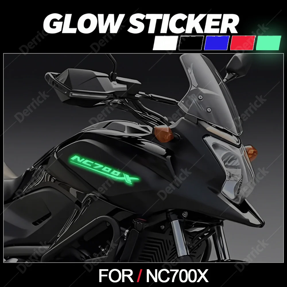 

Motorcycle Glow Stickers Decal Reflective and Fuel tank shock absorber sticker For HONDA NC700X 700X Accessories 2011-2017