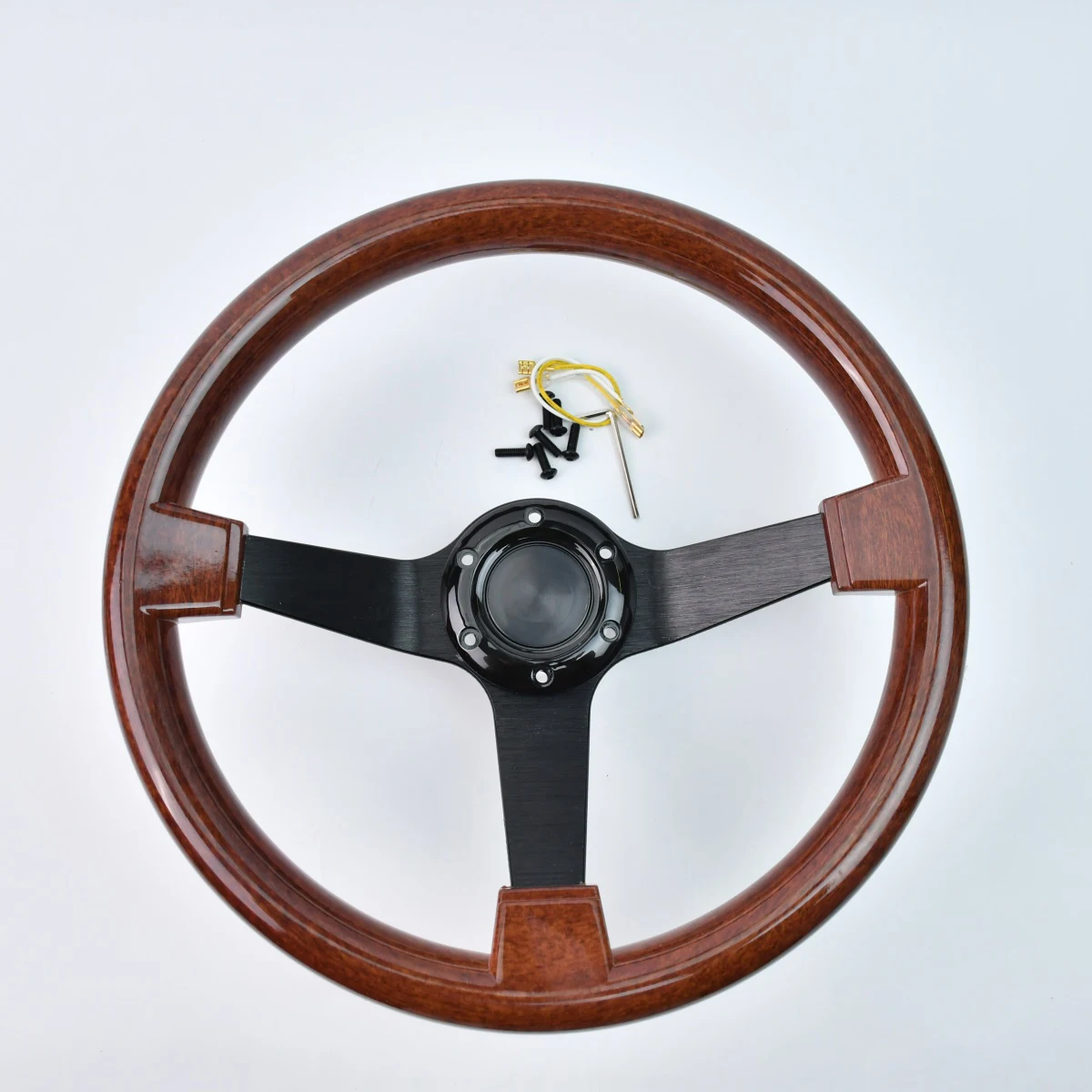 

ABS Steering Wheel Universal 350mm brown Steering Wheel