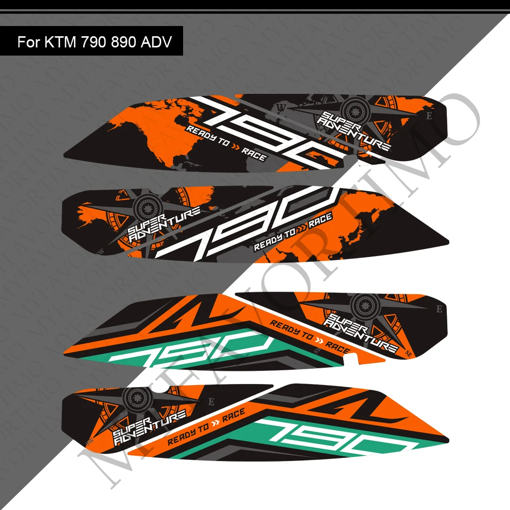 For KTM Duke 790 890 890S 890R 890GP SR GP Adventure Motorcycle Stickers Swing Arm Swingarm Rotating Shaft Protection Decals
