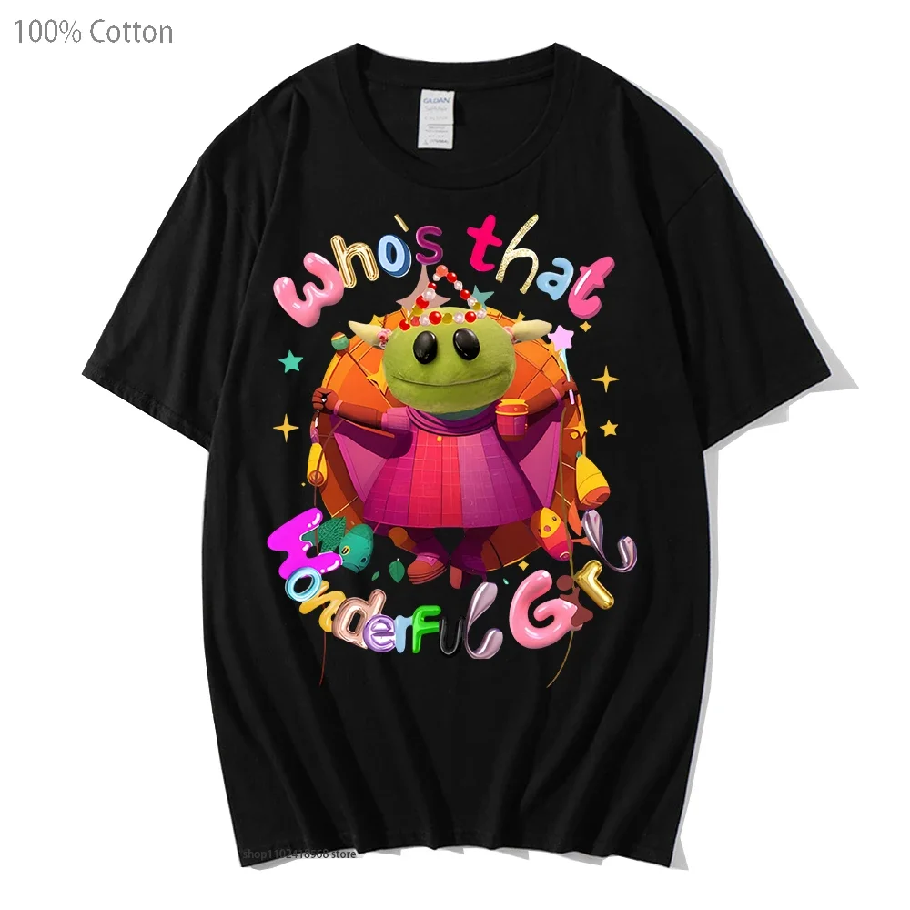 Anime Nanalan T-shirts Verfijnd Who's That Wonderful Girl Tshirt Cartoon Kleding 10% Katoen Vrouwen Tees Mannen Kleding Unsiex