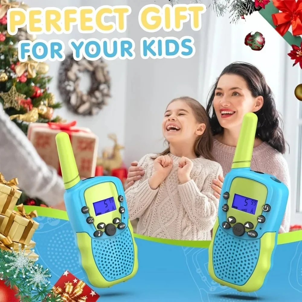 Tweekleurige walkietalkies voor kinderen T-388 Draadloos bellen op afstand 3 kilometer Speelgoed Ouder-kind interactieve buitenwalkietalkie