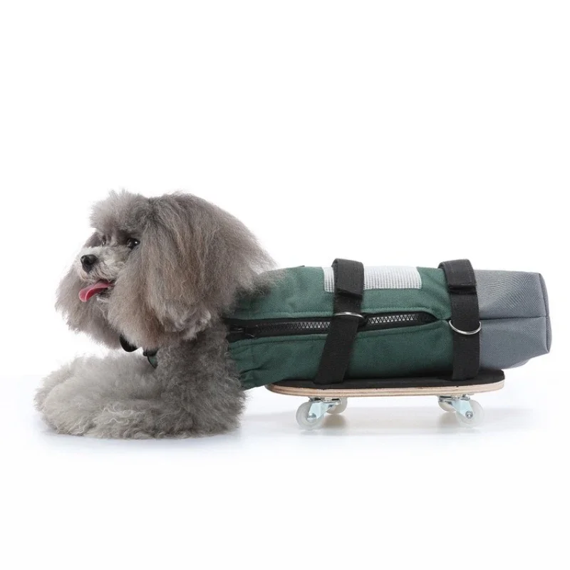 

Pet disability scooter, assisted walking dog scooter, lower body tow bag dog scooter