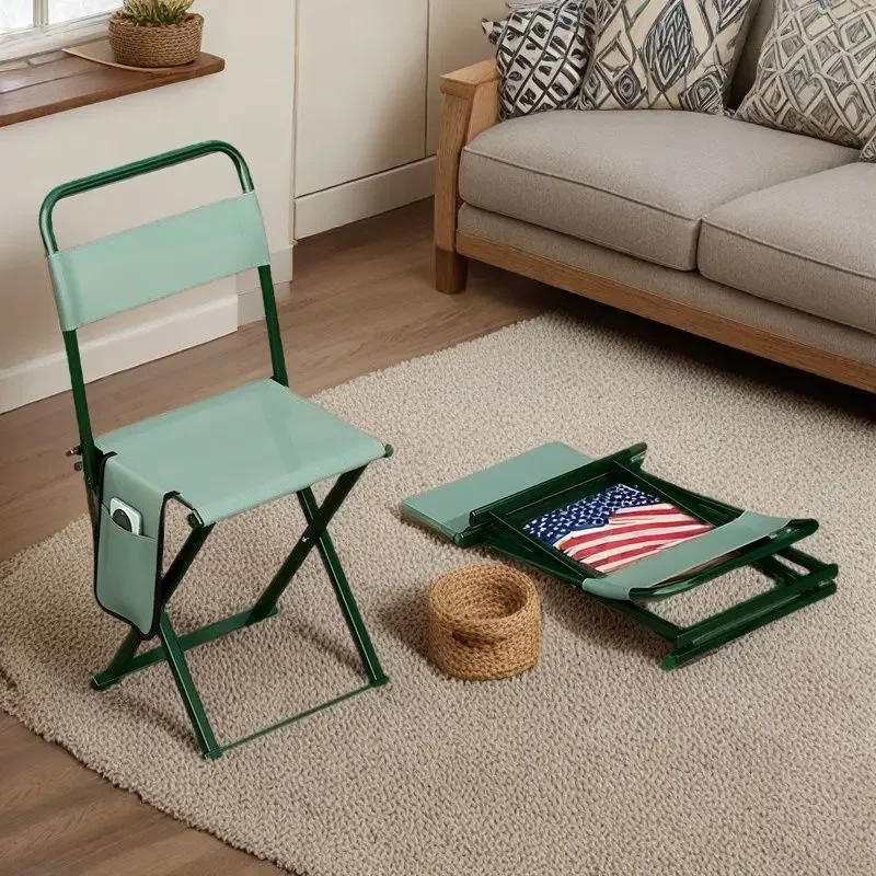 Basic Foldable Beach Chair - Portable Lightweight for Camping, Travel & Outdoor, Carry Bag Included