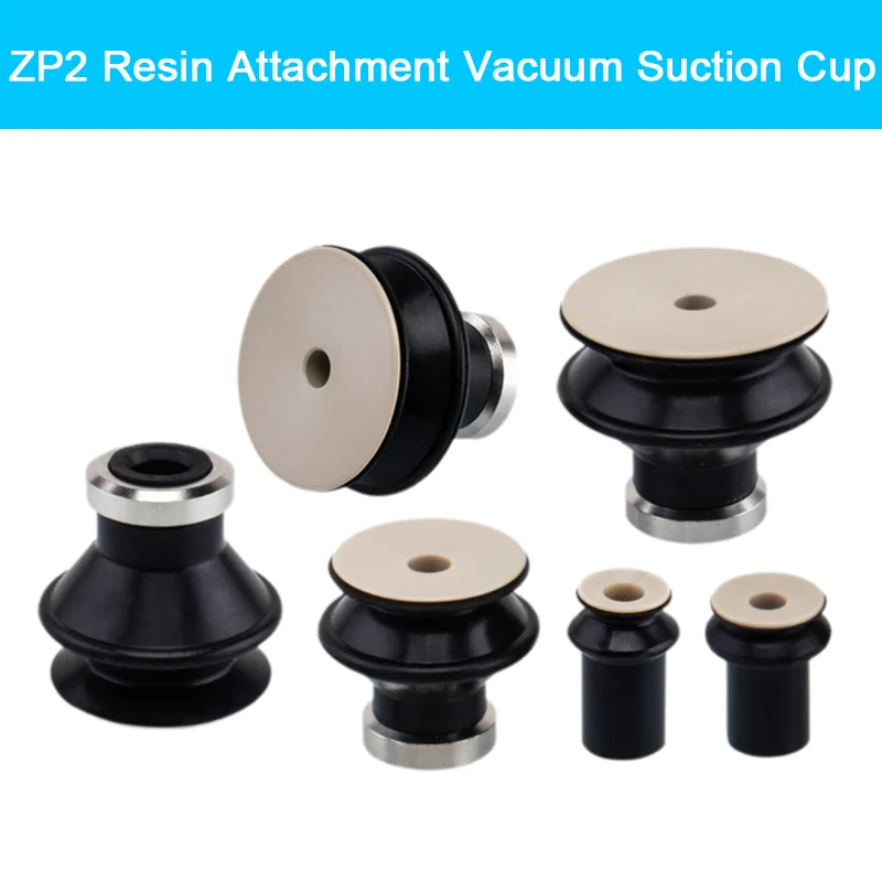 

5pcs/pack ZP2 Series Resin Attachment Vacuum Suction Cups ZP2-06KP/08KP/10KP/13KP/16KP/20KP/25KP/30KP