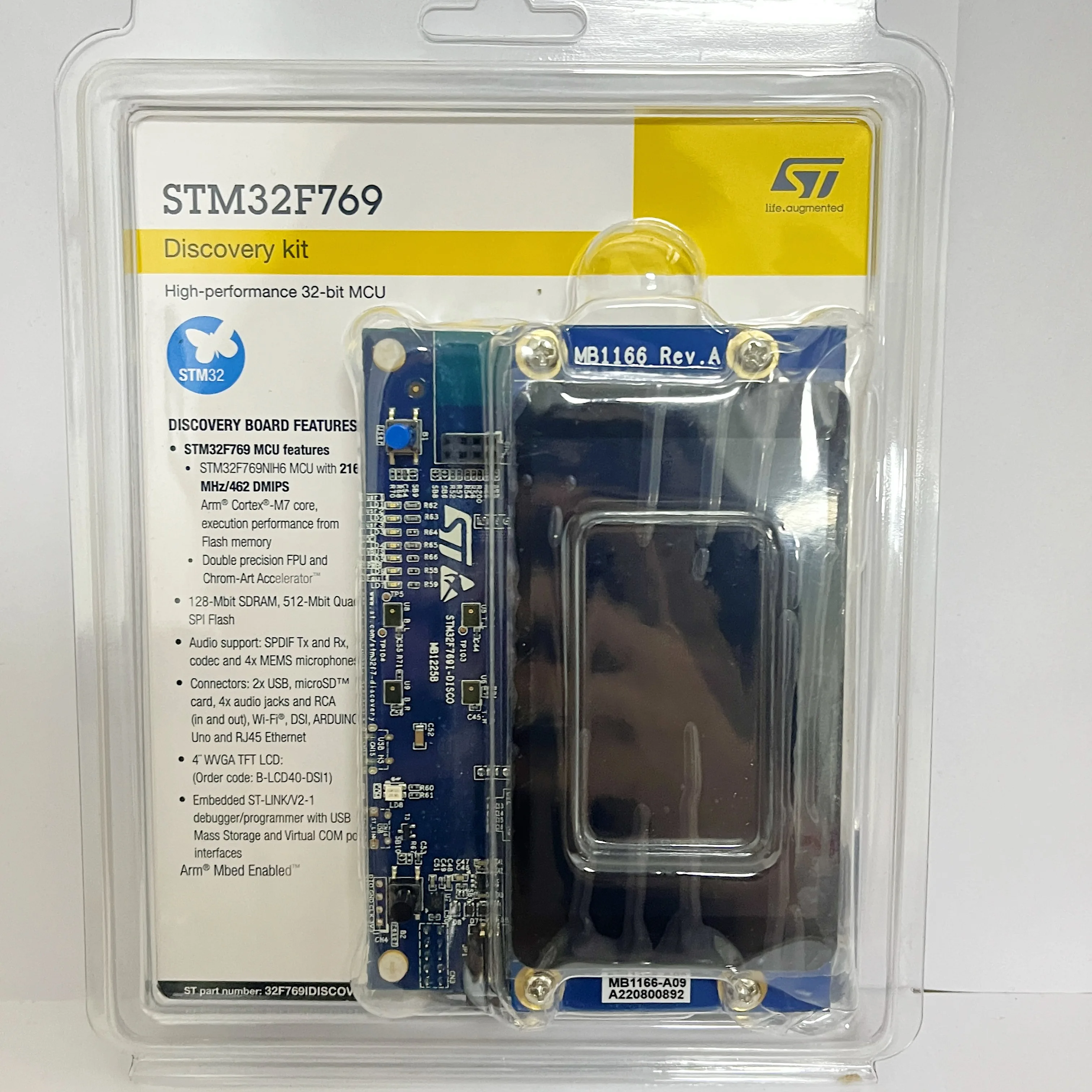 AvadaTech STM32F769I-DISCO ARM 32F769IDISCOVERY Discovery Kit with STM32F769NI