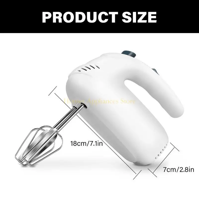 D0AB 300W 핸드 믹서 5 스피드 핸드 믹서 전기 핸드 헬드 전기 믹서 쉬운 휘핑 반죽과 크림 베이킹 및 요리