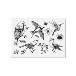 Birds Transparent Clear Stamps for DIY Scrapbooking/Card Making Fun Decoration Supplies  A0014