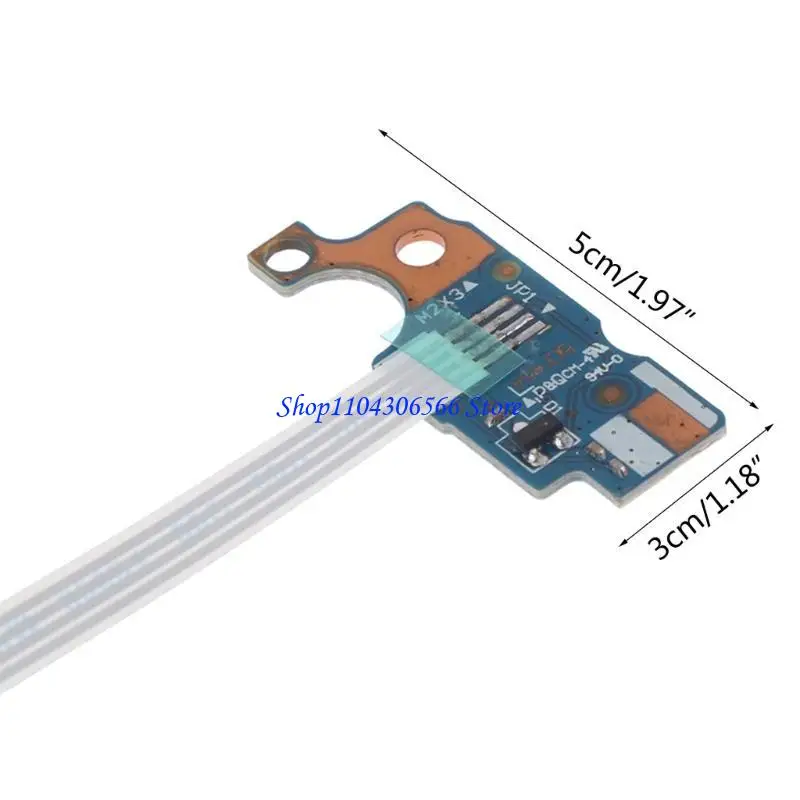 02DD مفتاح تشغيل/إيقاف زر الطاقة مع كابل لجزء إصلاح الكمبيوتر 255 250