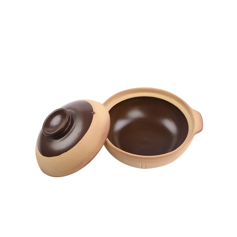 

Ceramic Casserole Stew Pot Heat-Resistant Soup Container for Home Restaurant Use Household Casserole Soup Pot