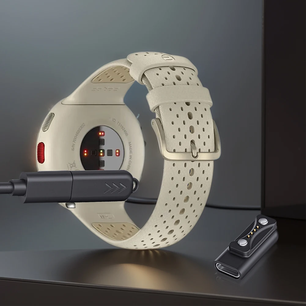 USB C Magnetic Watch Charger Connector Charging Cable Power Converter for Polar Pacer /Pacer Pro for Ignite 3/Vantage V3