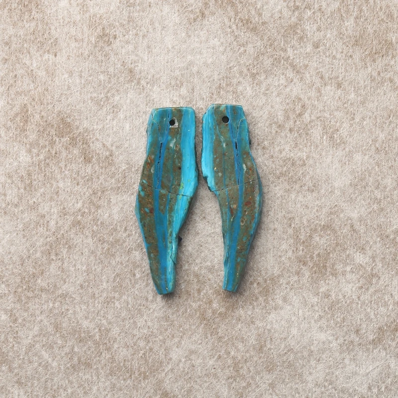 

Натуральный синий опал самородки серьги бусины натуральные уникальные камни для самостоятельного изготовления ювелирных изделий 34x10x4 мм 3,7 г