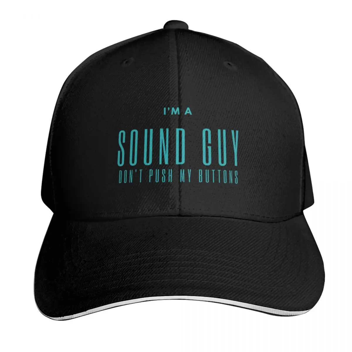 i am a sound engineer Baseball Cap Contrast Two Tone Brim Snapback Flat Bill Strapback Dad Hat