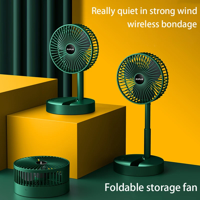 Hot Selling in Europe USB Rechargeable Foldable Fan Portable Mini Air Cooler Fan air cooling Table fan