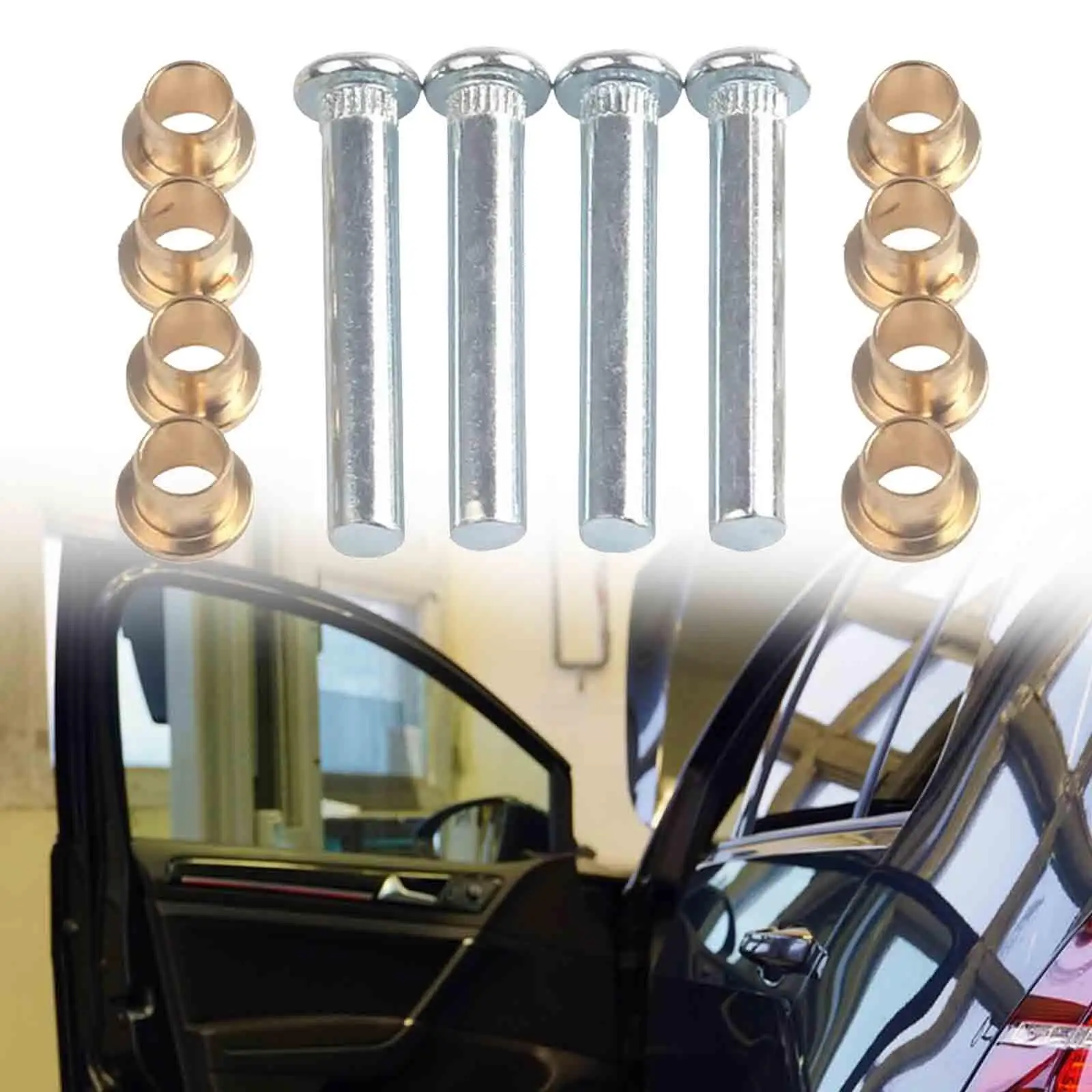 Door Hinge Pin Bushings Kit Vehicle 4Pins for Nissan Navarra Accessory