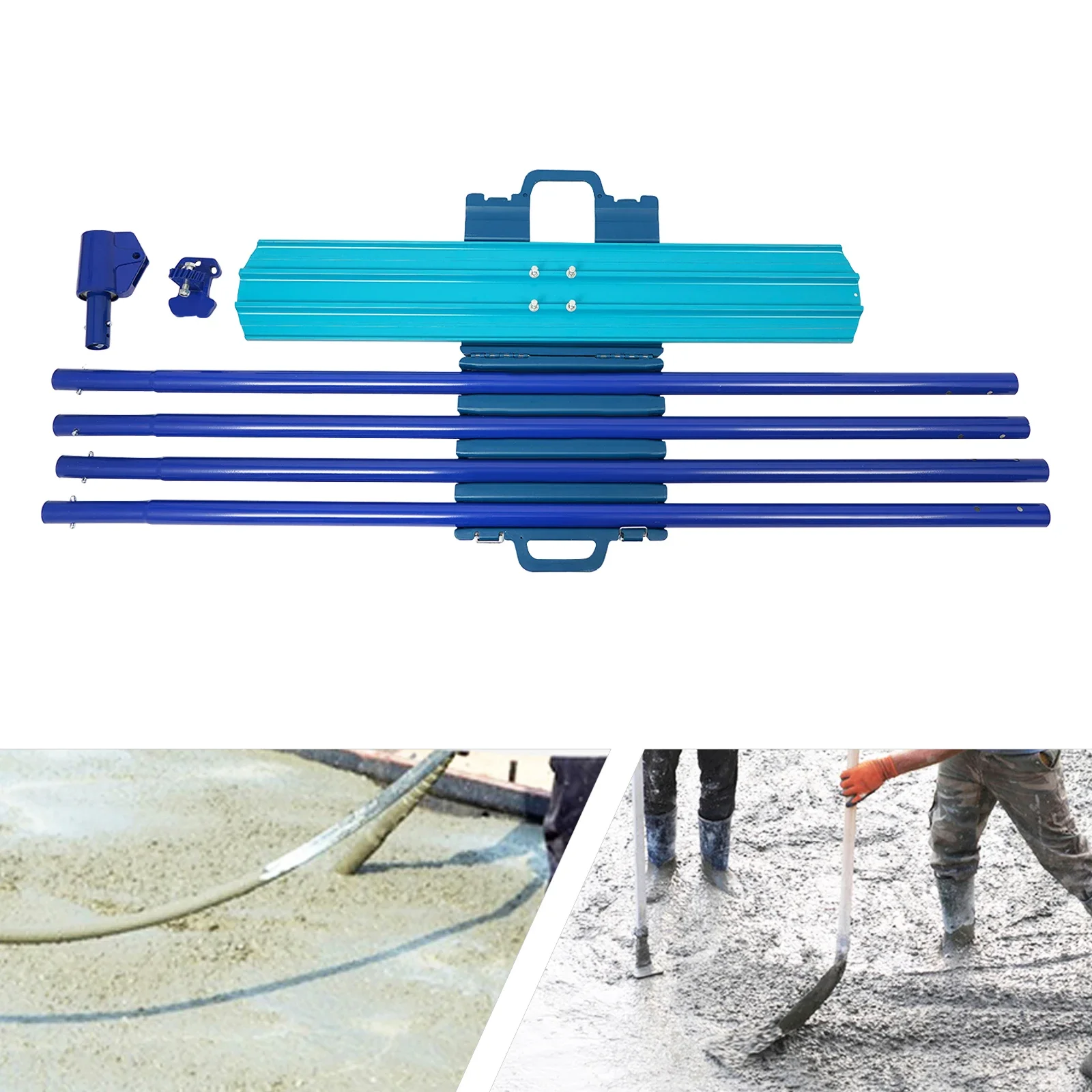 

Trowel Concrete Kit Corrosion-Proof Concrete Smoothing Tool Set Effortless Cleaning Adjustable Bracket for Cement Work/Repairs