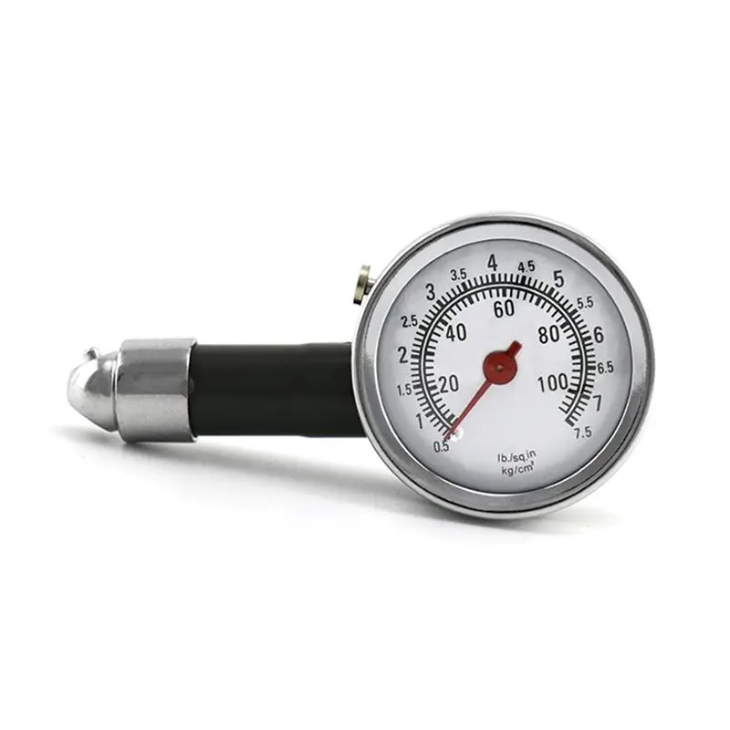 

A73Q-Car Bike Motorcycle Air Pressure Tester 0-100Psi Tire Pressure Monitor Air Pressure Tester