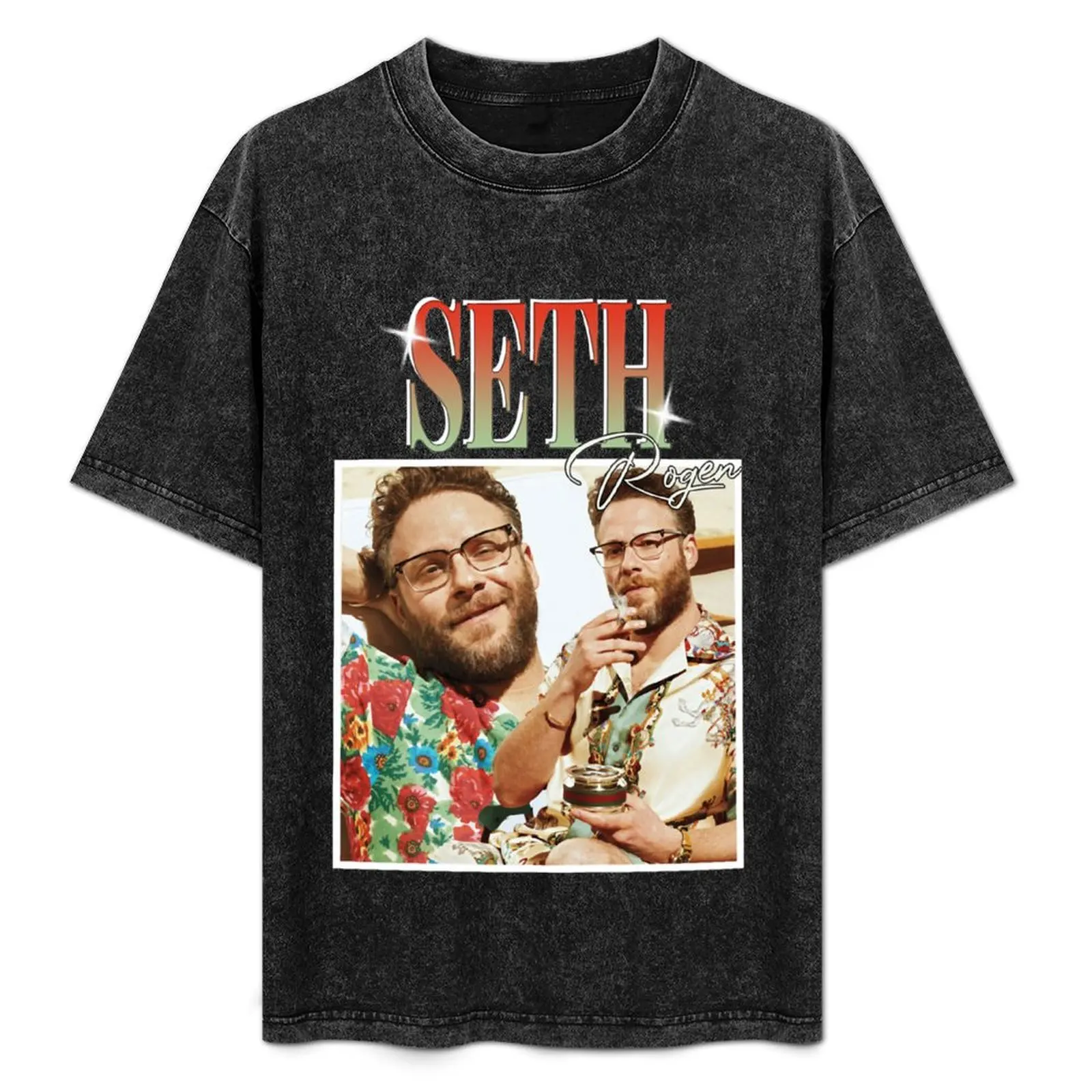 

Birthday Gift Seth Rogen Awesome For Movie Fans T-Shirt Abstract Pattern Print Top