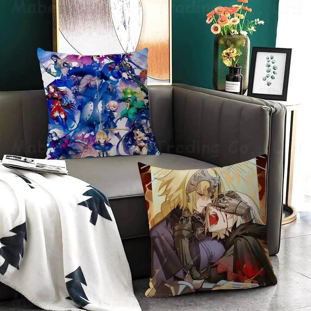 Games FateGrand Order Cushion Cover Pillowcase Upholstery Sofa Throw Pillow Home Decor Pillowcas