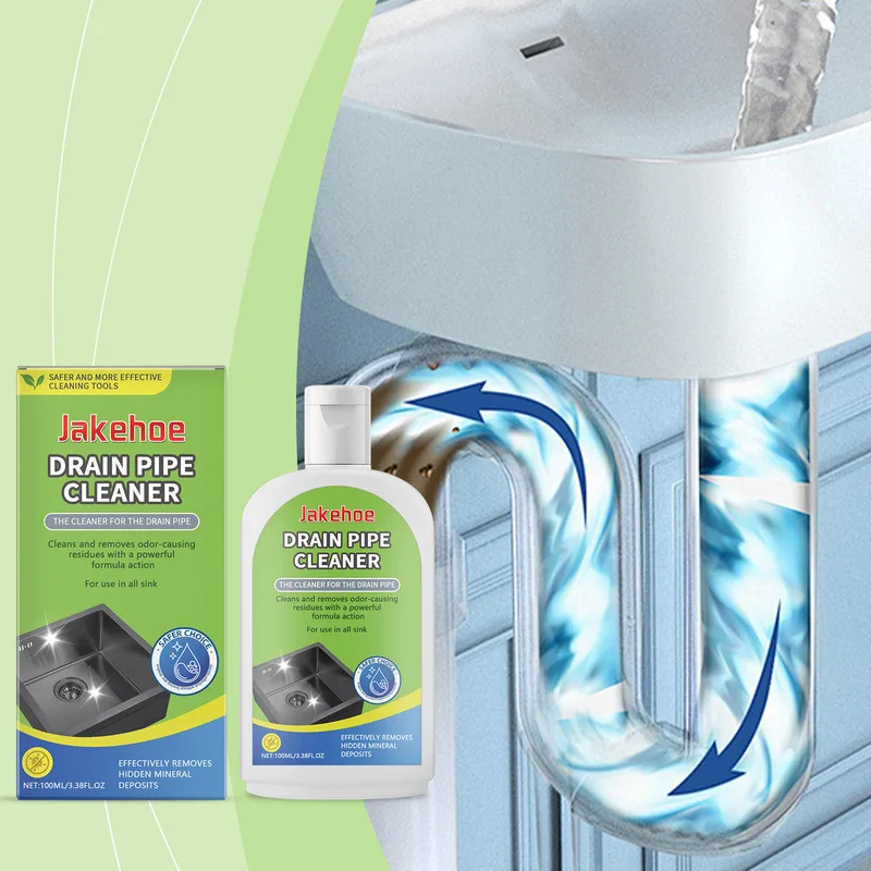 

Fast Drain Unclogging Cleaner Dissolves ClogsKitchen SinkToilet Pipe Household Use Powerful Degreasing Drain Maintenance