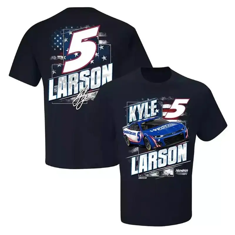 Kyle Larson 2024 Patriotic Hendrickcars Car T-Shirt S-5Xl Shirt