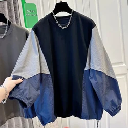 Casual Fashion Y2k Tops Ropa Mujer Long Sleeve Streetwear Korean Sweatshirts Oversized Hoodie 2024 Women Clothing Contrast Color