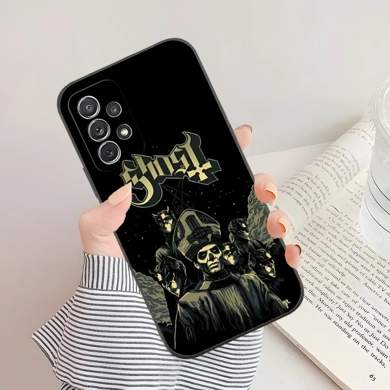 Ghost Heavy Metal Band Phone Case Accessories For Samsung A13 A31 A21 A02 A33 A22 A53 A52 A73 A32 A50 A20 A40 A23 Back Cover