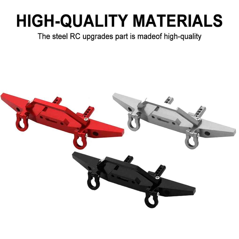 Aluminum Alloy 1/12 Front Bumper For MN MN128 RC Car Part RC Car Accessories Replacement Parts RC Upgrade Part