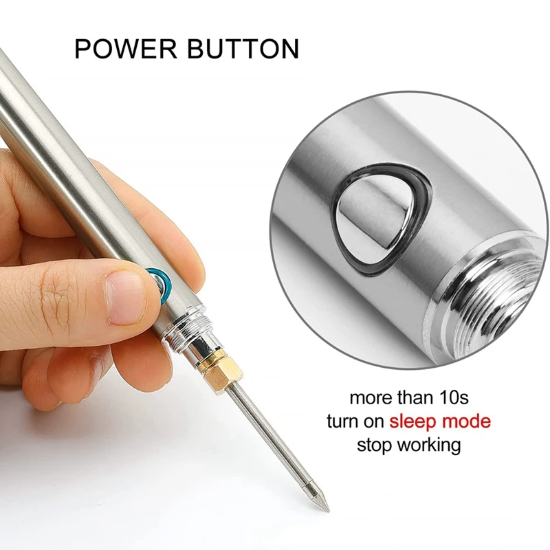 USB Rechargeable Soldering Iron Solder Pen Battery Powered,Wireless Charging Welding Tool