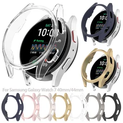 PC Case For Samsung Galaxy Watch 7 40mm 44mm Cover Casing Bezel Screen Matte All-Around Protector Bumper Shell for Galaxy Watch7