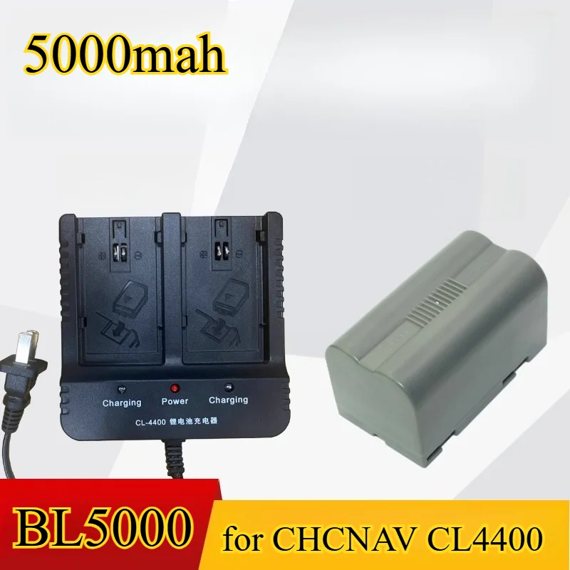 

5000mAh BL4400/BL5000 Replacement Battery for CHCNAV CL4400 RTK Receiver Li-ion Power Pack Compatible with V90/V60/V30
