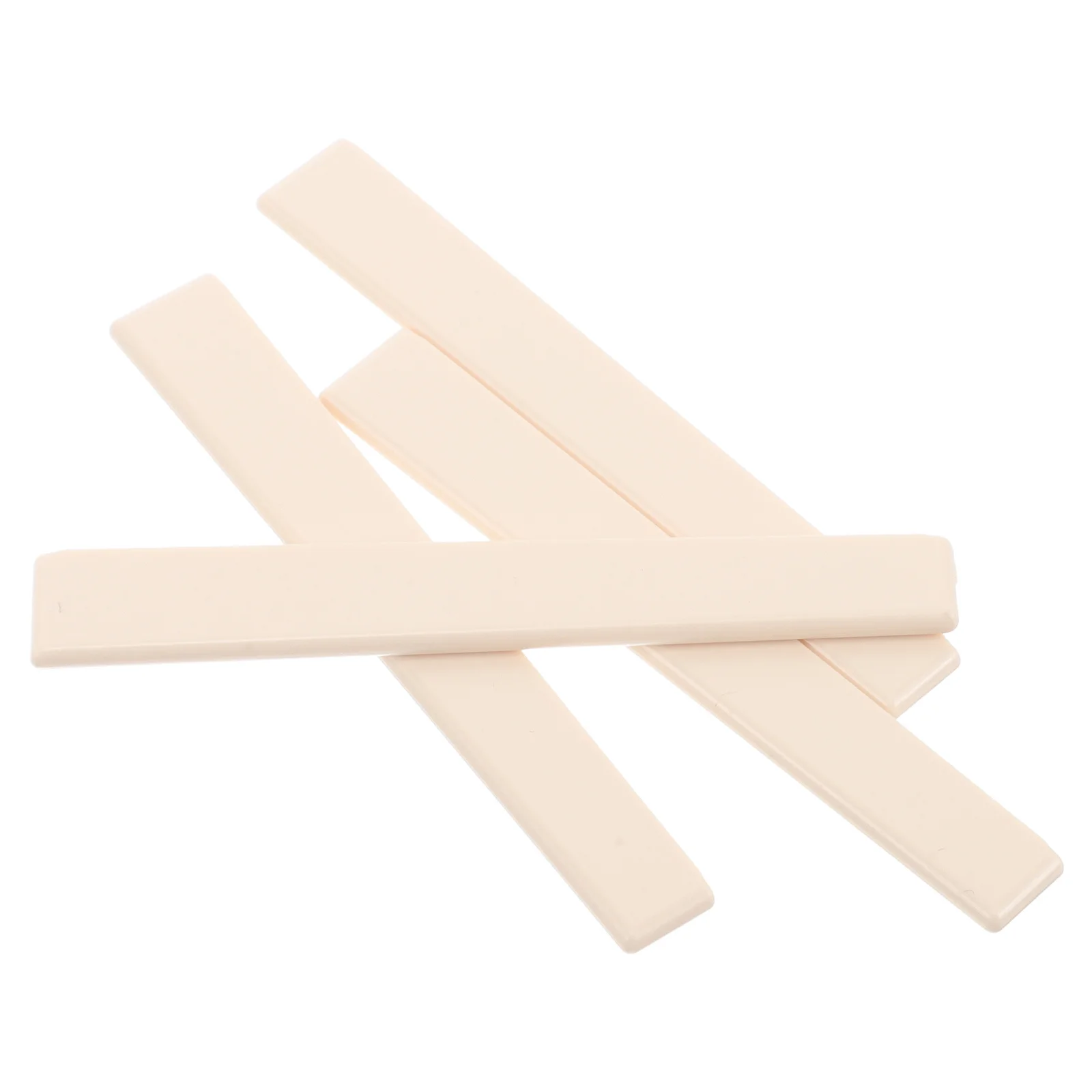 

4Pcs Guitar Saddle Plastic Classical Bridge Replacement for Acoustic Guitar Bridge Components Music Instrument Accessories