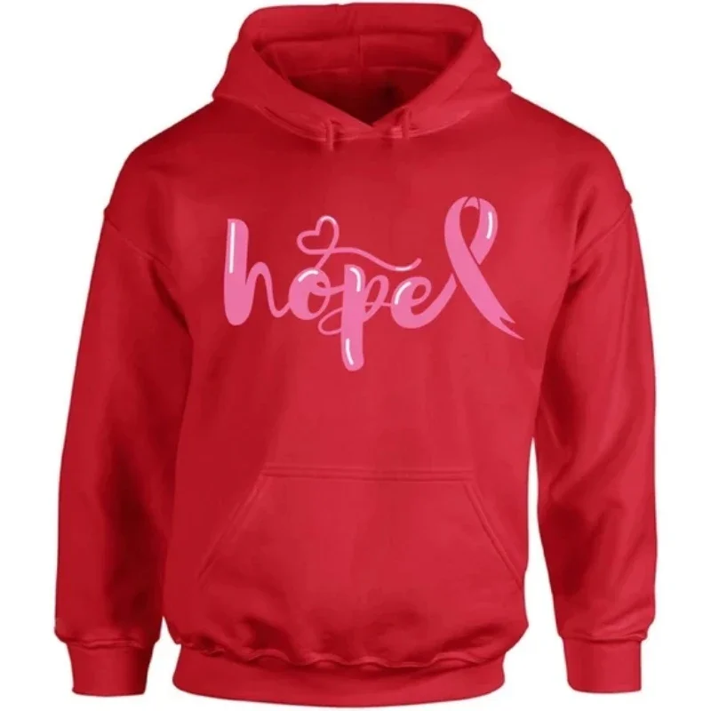 Breast Cancer Survivor Unisex Hoodie Pink Ribbon Couple Hoodies Cancer Survivor Gift  Long Sleeve Aesthetic Hoodie Streetwear