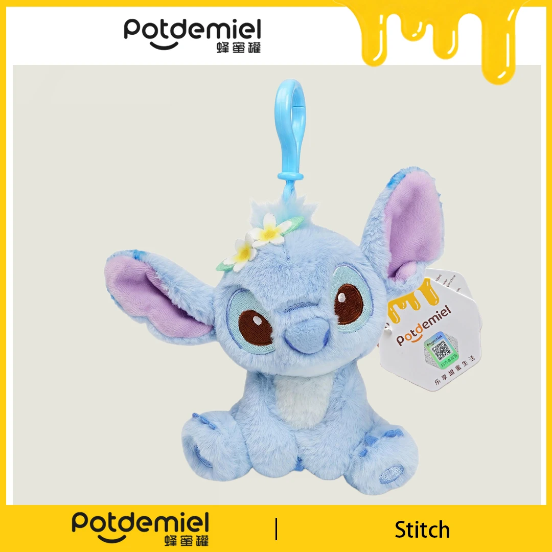 Potdemiel Disney Lilo & Stitch - Llavero de peluche, bonito adorno de dibujos animados, regalo para chicas adolescentes, decoración diaria para bolso y cartera
