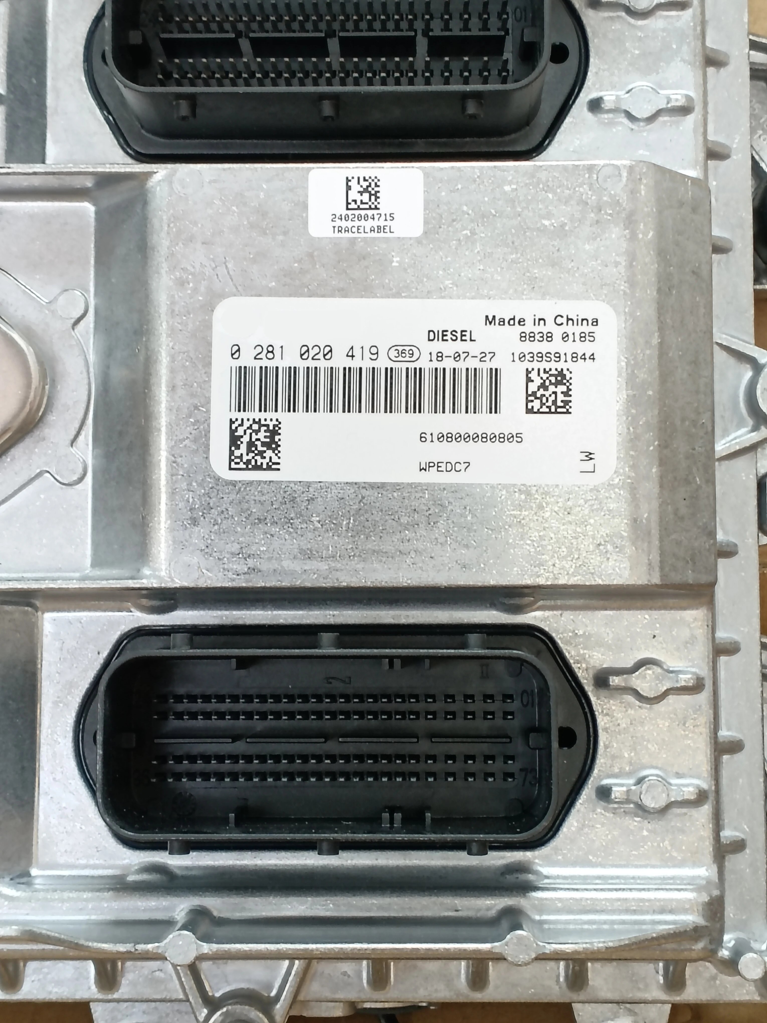 ECU 0 281 020 419 WPEDC7 8838 0185 ECM diesel Engine Electronic Control Unit module for bosch Computer Board for Weichai engine