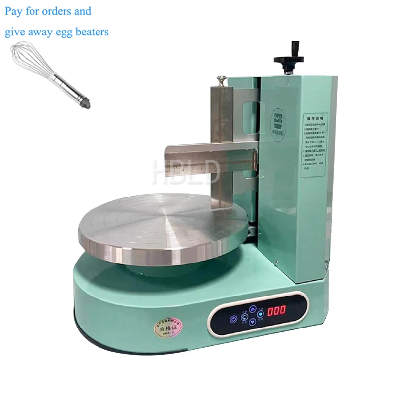 Birthday Cake Cream Frosting Coating Machine 12 Inch Bread Wedding Cake Jam Spreading Machine